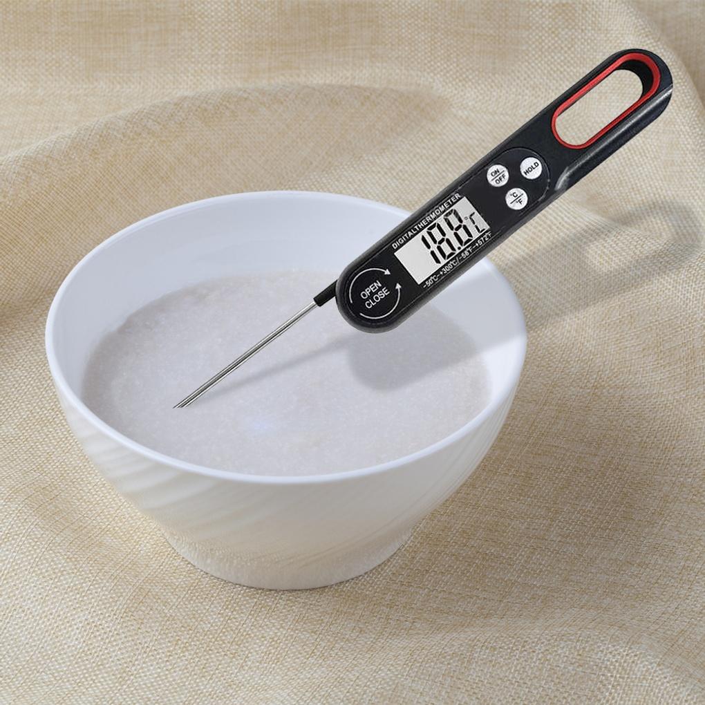 LifeCook Folding Probe Thermometer Digital Cooking Thermometer