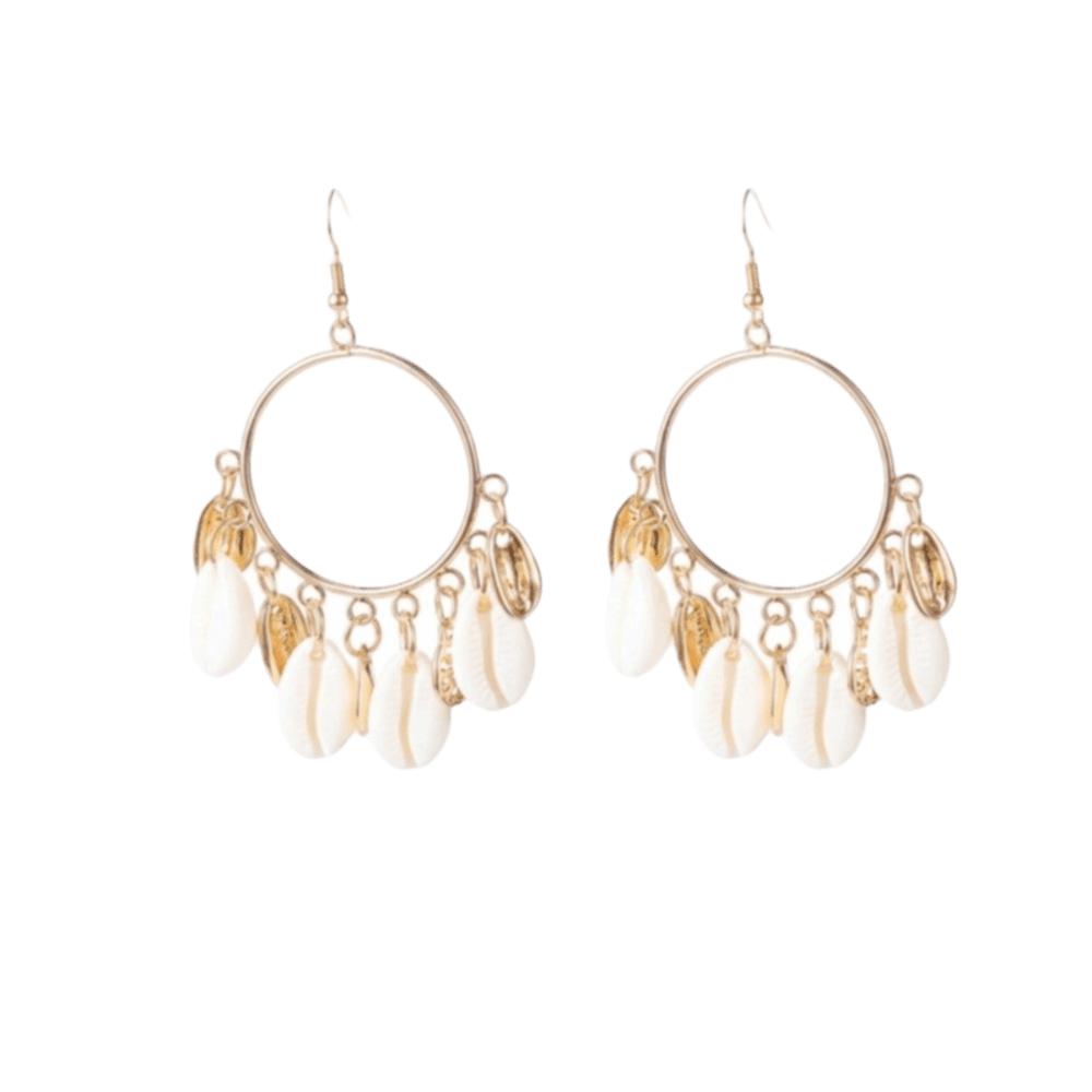 Tassel Starfish Dangle Earrings Bead Drop Earrings Fashion Jewelry Irregular Earrings Party