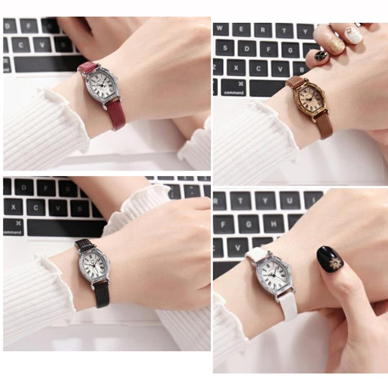 Kleines Armband aus Rindsleder für AJIDOU Zeitstempel Fossil Poly Time Uhrenarmband Damenuhrkette Armband 8mm 10mm 12mm 14mm