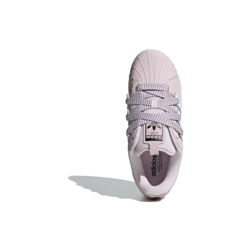 Adidas Originals Superstar Xlg Versatile Comfortable Shock Absorbing Durable Low Top Sneakers Women Sneakers Pink White ID0285