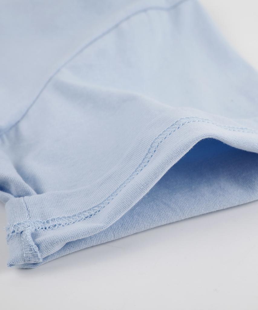 HARRISON Standard Plain Round Short Sleeve T-Shirt Ha-1030 Har1002 Sky