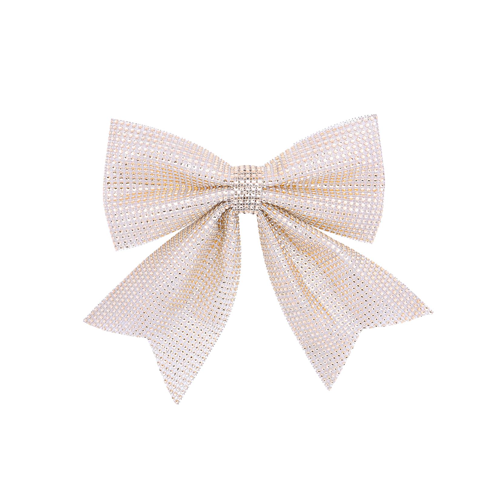 

Рождественская подвеска с бриллиантовым бантом, праздничное украшение для окна, рождественской елки One Size