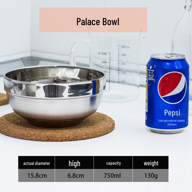 Zhebu Stainless Steel Insulated Food Bowl