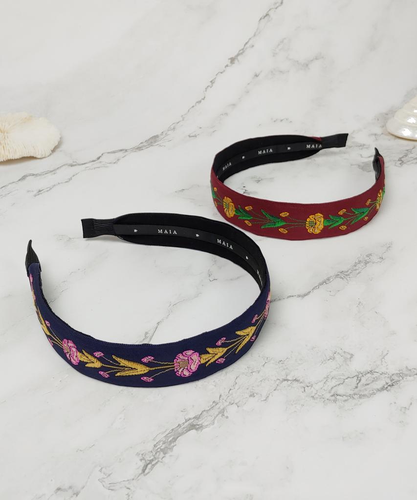 Maia Rose Garden Headband - Brown