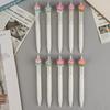 5/10Pcs Cute Sweet Tulip Flower Gel Pens Quick-Dry Ballpoint Pens 0.5Mm Black Ink Pen Office School Stationery Supplies
