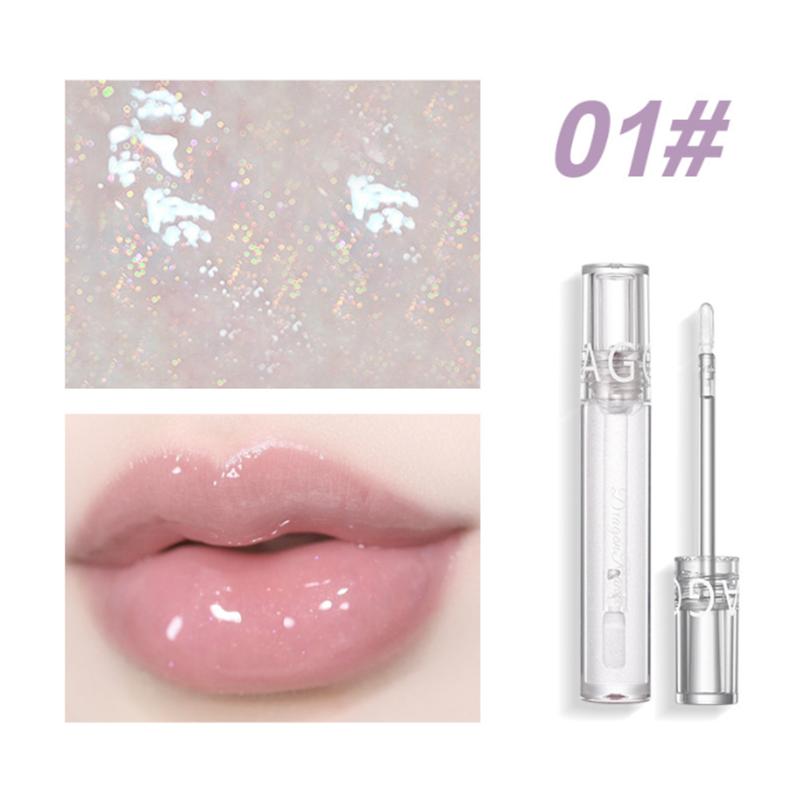 Mirror Water Glazed Lip Glaze Mouth Red Lip Color Lip Honey Glass Lip Bright Face Female Transparent Lip Honey
