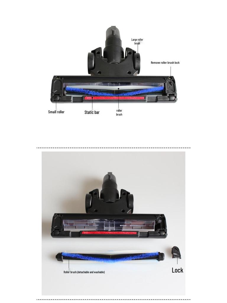 32 mm Pneumatisk Dammsugare Golvborste Munstycke