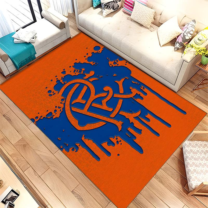 Rangers Football Club (14) Rug Suitable For Living Rooms Bedrooms Computer Rooms Dining Areas And Placement Under Tables And Chairs Also An Ideal Choi