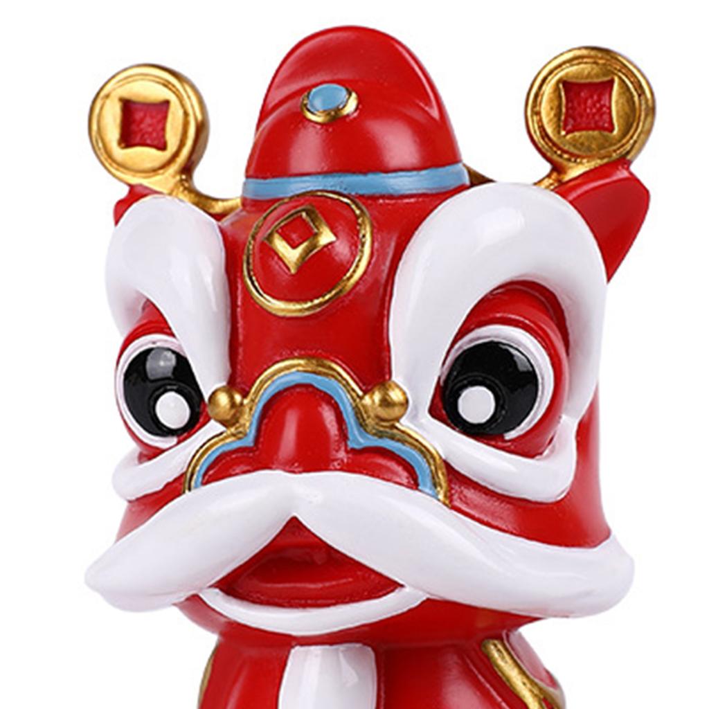 Cute Chinese Lion Dance Home Decor New Year Gift