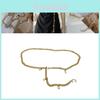 Stylish Women's Gold Metal Chain Waist Chain Perfect For Skirts And Dresses