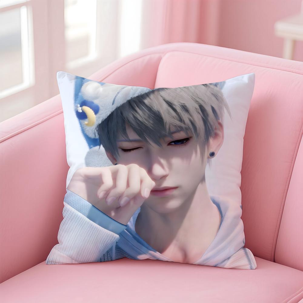 L-love and deepspace Cushion Cover Home & Car Multi-Scene Pillow Cover - Reversible, Soft & Durable for Daily Use
