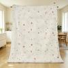 Soft Flannel Fleece Throw Blanket - Machine Washable, Warm Cozy for Home Couch, Office Nap, Christmas & Halloween Use