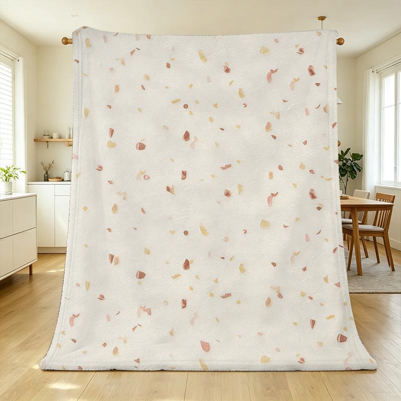 Soft Flannel Fleece Throw Blanket - Machine Washable, Warm Cozy for Home Couch, Office Nap, Christmas & Halloween Use