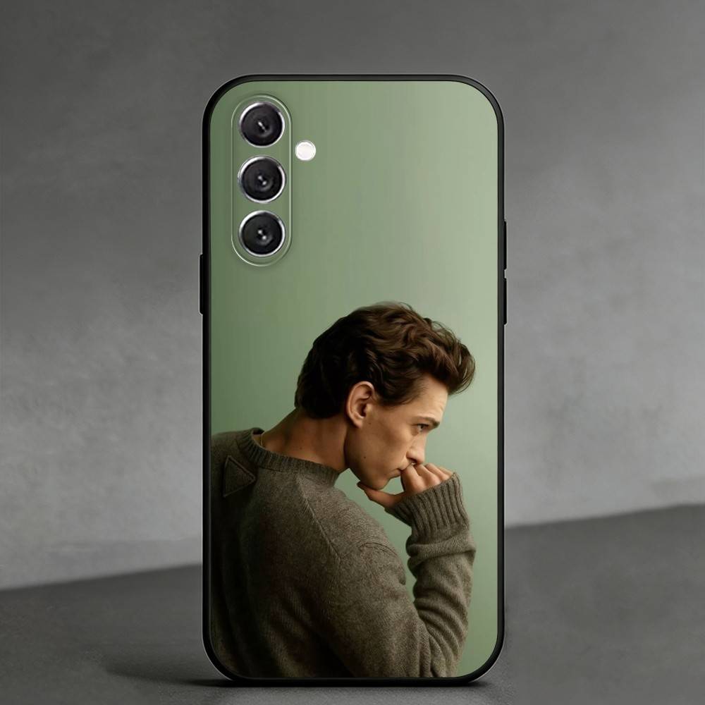 

T-Tom Holland Phone Case For Samsung Galaxy A91,80,73,72 ,71,53,52,32 ,31,22,21s,20,Soft Black Case Samsung a73 5g
