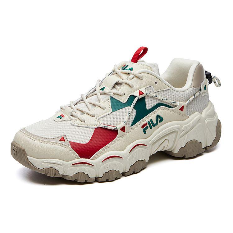 FILA Cat Paw Fabric Trendy Low-Top Casual Shoes Women sneakers Dove-Yellow F12W114111FTS