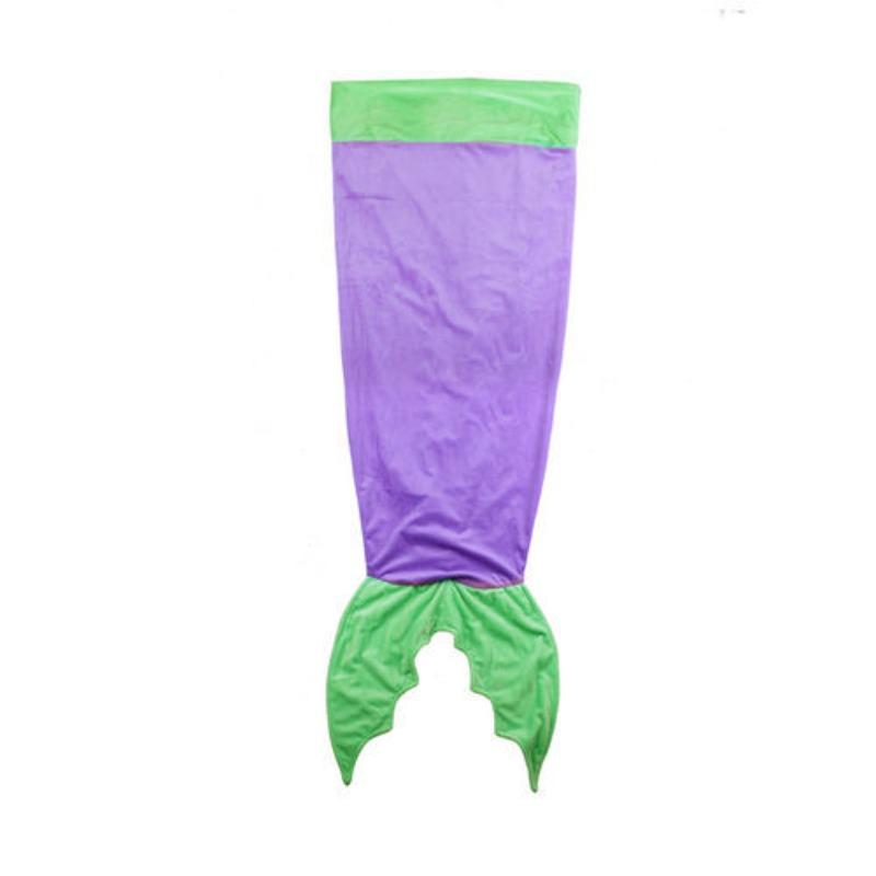 Children Shark Sleeping Bag Ultra-soft Fluffy Flannel Fishtail Blankets Kids Boys Girls Wearable Sleepsack Cozy Fluffy Sleep Bag