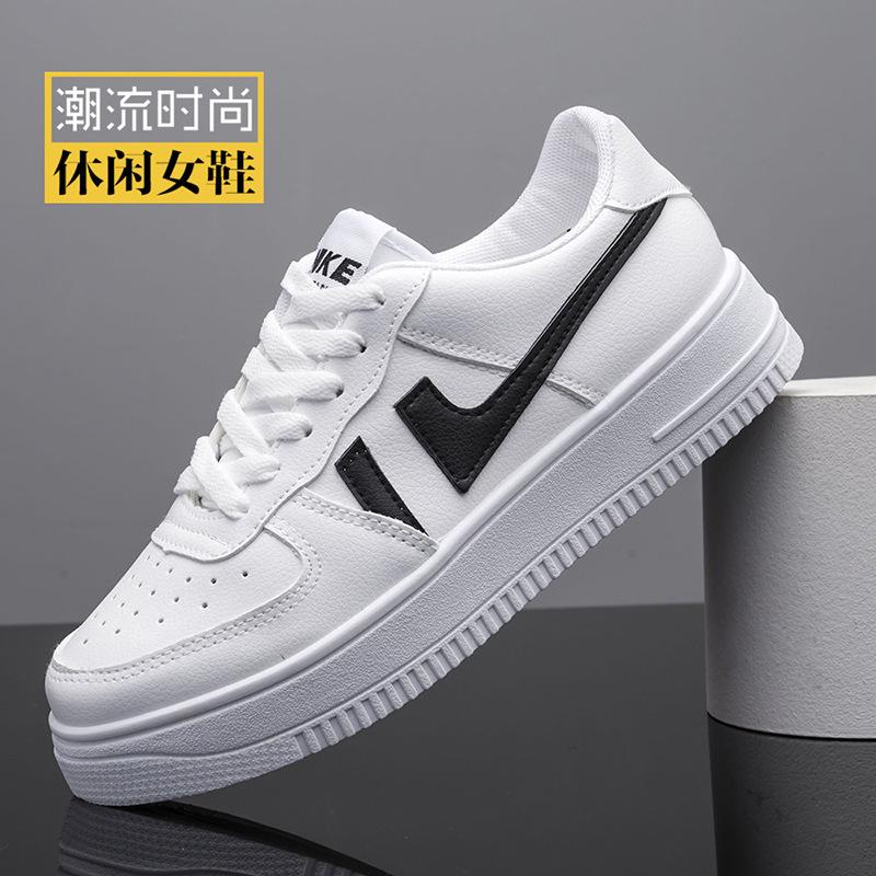Autumn and Winter High-heeled Board Shoes Student Running Shoes Comfortable Casual Sports Shoes