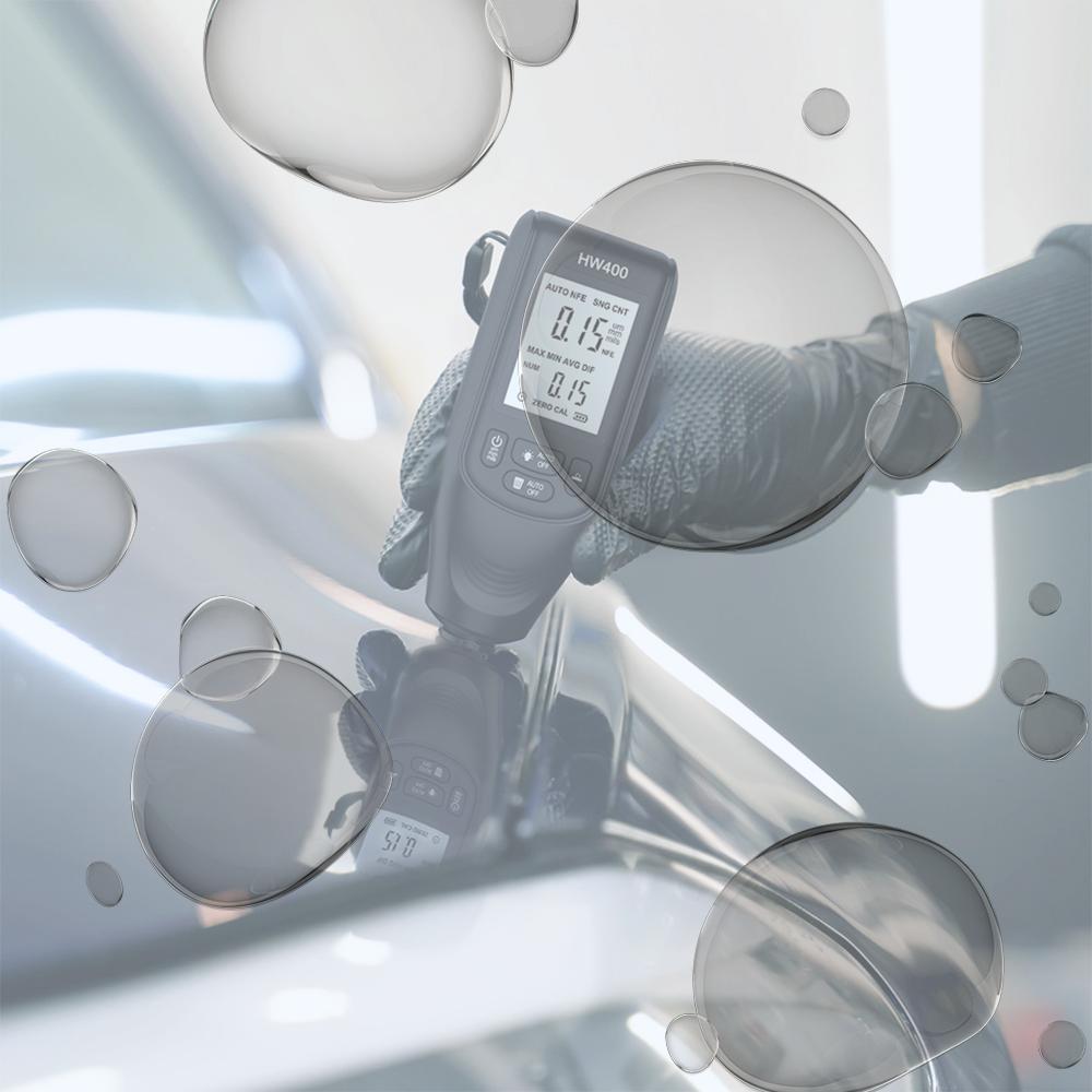 

HW-400 Digital Paint Meter 0-2000UM Car Coating Depth Gauge Paint Mil Thickness Tester for FE & NFE China Mainland