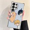 Süßer CSM Anime Charakter Weiche Handyhülle Für Samsung Galaxy S26 Ultra S25 Edge S24 FE S23 Plus S22 S21 + S20 Galvanisiert Anti-Fall F