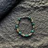Vintage Malachite Beaded Bracelet For Men Women Handmade Geometric Jewelry Gift For Summer 2025