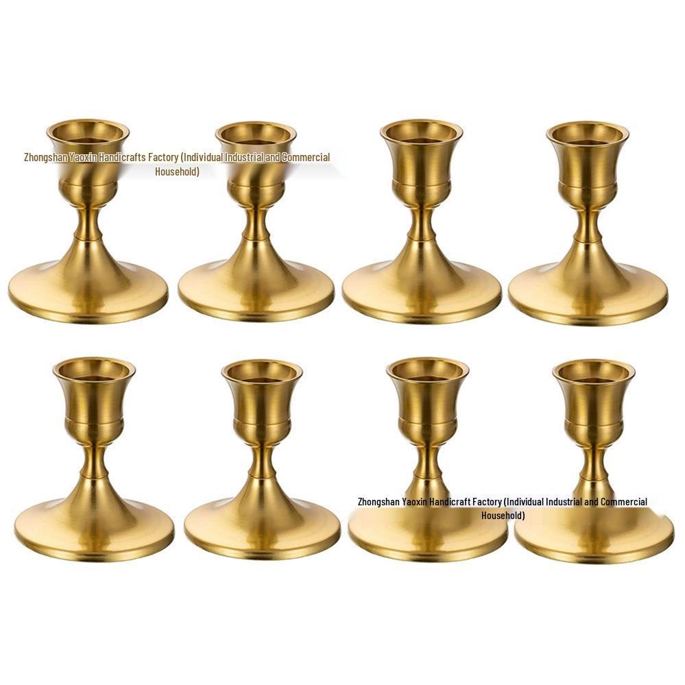 European Minimalist Candlestick Ornament for Candlelight Dinner & Wedding Décor