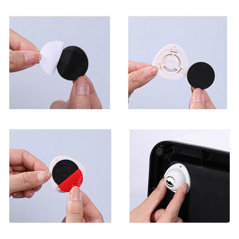 Stick On Caster Wheels 4x Adhesive Wheels Caster Sticky Pulley Household Furniture Casters 360 Degree Rotation For Trash Cans