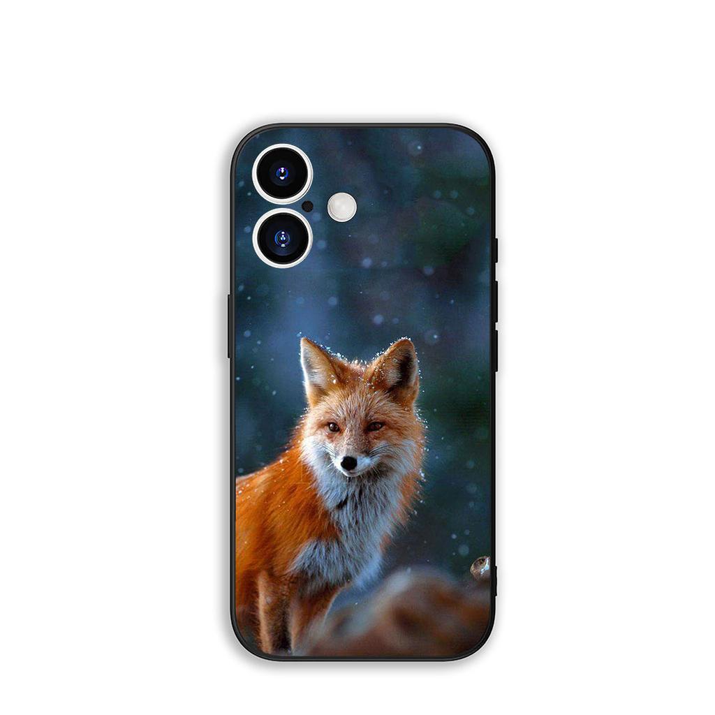 for Samsung Galaxy A36 A17 A26 A07 A35 A54 A53 A13 A33 A34 S8 S9 S20 S21 FE S10 Plus Phone Cover Case Fox Casing