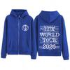Singer Rosalia Lux Album Tour Print Graphic Zipper Hoodie Men Women Fashion Pullover Long Sleeves Tracksuit