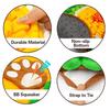 Pet Slow Food Mat Bone Shaped Scent Training Pad Flannel Snuffle Mat with Squeakers Non-Slip Base Stress Relief Dog Toy