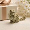 3D-gedrucktes Perserkatzen-Ornament, Hohlfigur eines Tieres mit feiner Textur, Kompakte Schreibtischdekoration, Kreative Geschenkidee für Heim- und Bürodekoration
