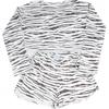 2025 Zebra & Leopard Print Loose Long Sleeve Pajama Set with Shorts - Comfortable for Outdoors