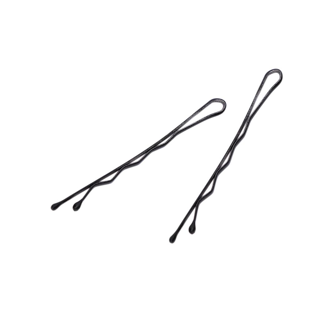 Simple Design Streamline Women's Black Hair Pins Hair Styling Hair Barrette Invisible Hair Clips