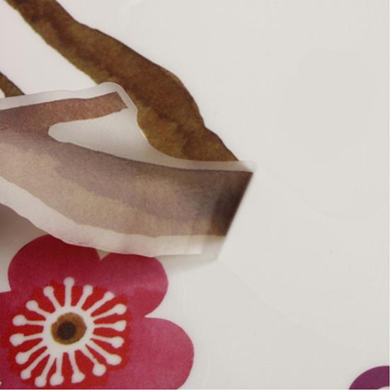 

Съемная слива цветок наклейка на стену дом наклейка комната арт diy