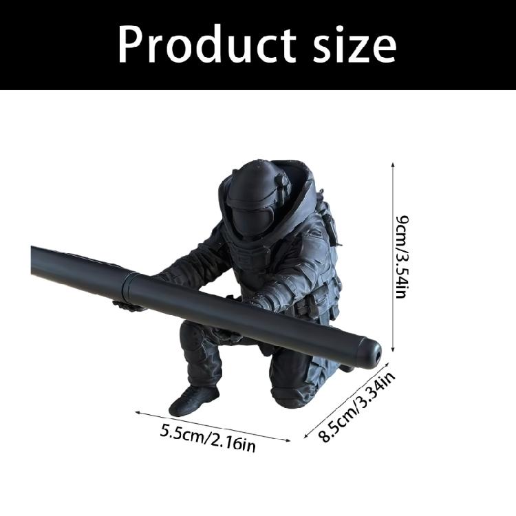 3D Printed Plastic Soldier Pen Organiser Desktop Display Stand For Holding Pens Pencils Eyeglasses Phone 5.5x8.5x9cm