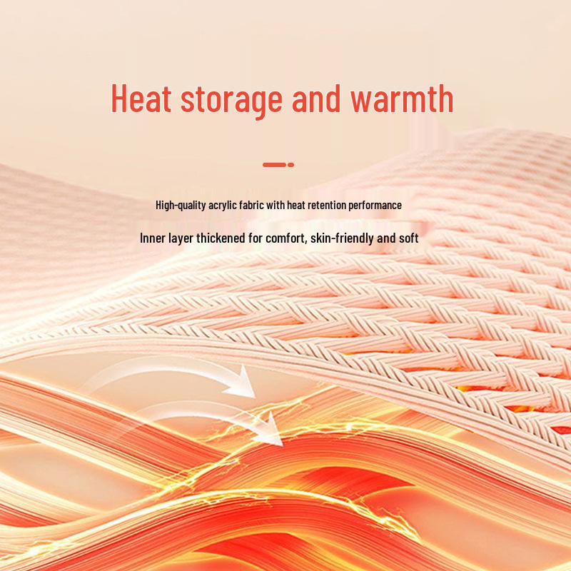 European and American Style Thick Woolen Beanie with Ear Flaps - 2-in-1 Knitted Hat & Adjustable Face Protection for Warm Cycling