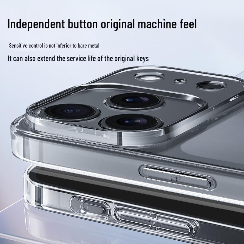 Compatible with iPhone 17/17 Pro Max Transparent TPU Protective Case