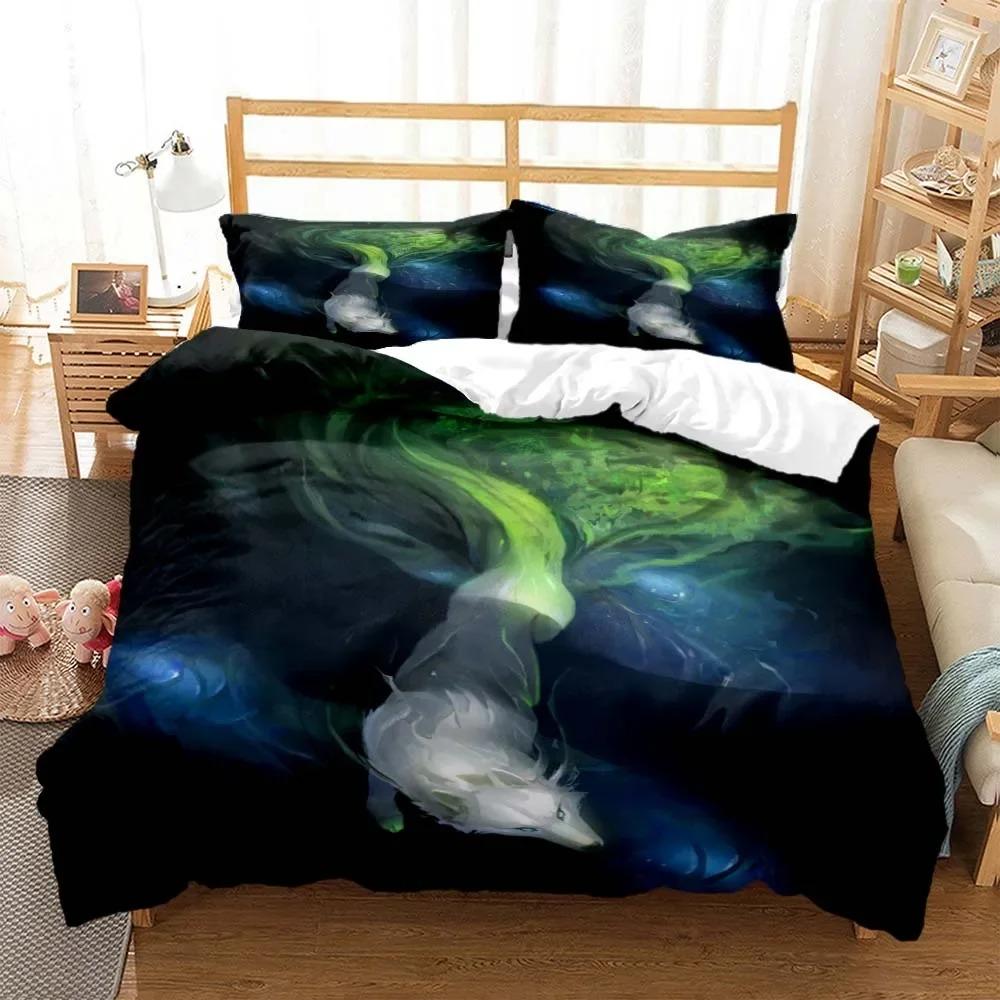 Wolf Digital Print Polyester Bedding Sets Child Kids Covers Boys Bed Linen Set For Teens Bedding Set Bed Comforter Set