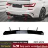 Kompatibilní s BMW řady 3 (G20 Sport, 325i, 330i, 2019) - Modifikační sada zadního difuzoru a křídlového spoileru.