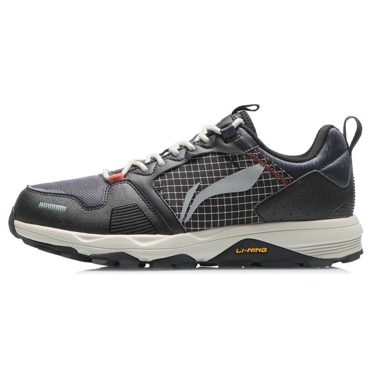

New LiNing Reflective Cushioning Rebound Low Top Running Shoes Men s Black Gray ARDR007-3 42