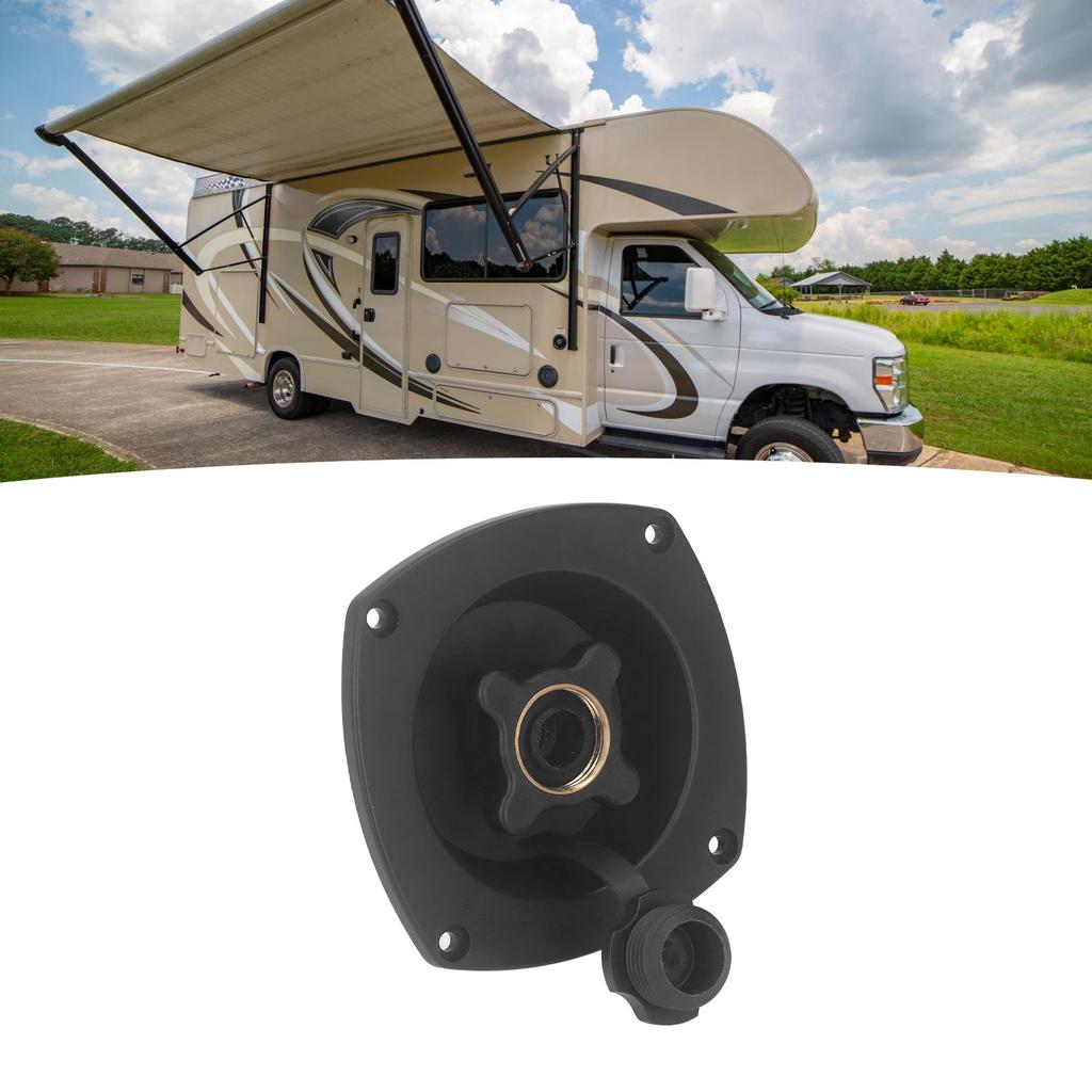 Rv Wall Mount Water Inlet Pressure Regulated City Water Entry with Quick Connector for Trailer   Boat