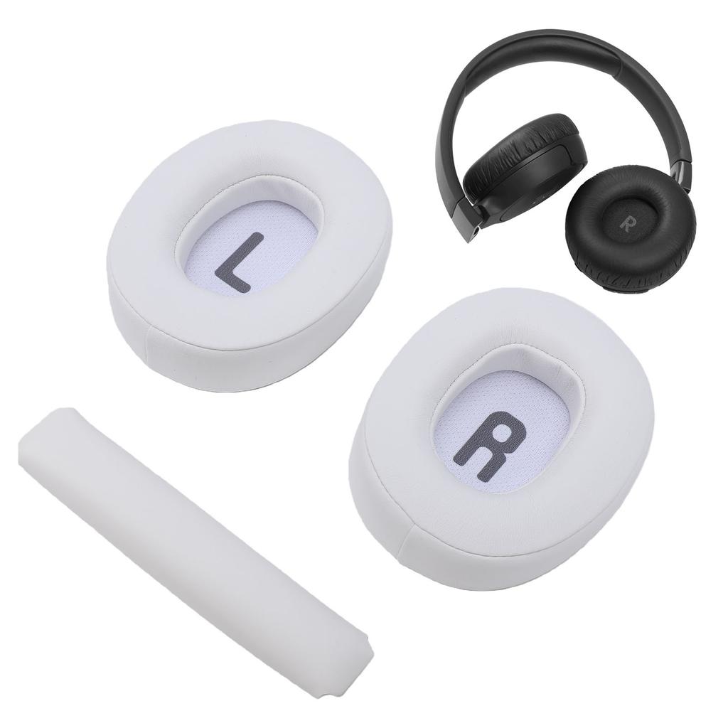 Ear Pads Replacement for Tune T700  710  720  770NC Headphone Protein Leather Sponge Headset Earpads Cushions with Headband Cover