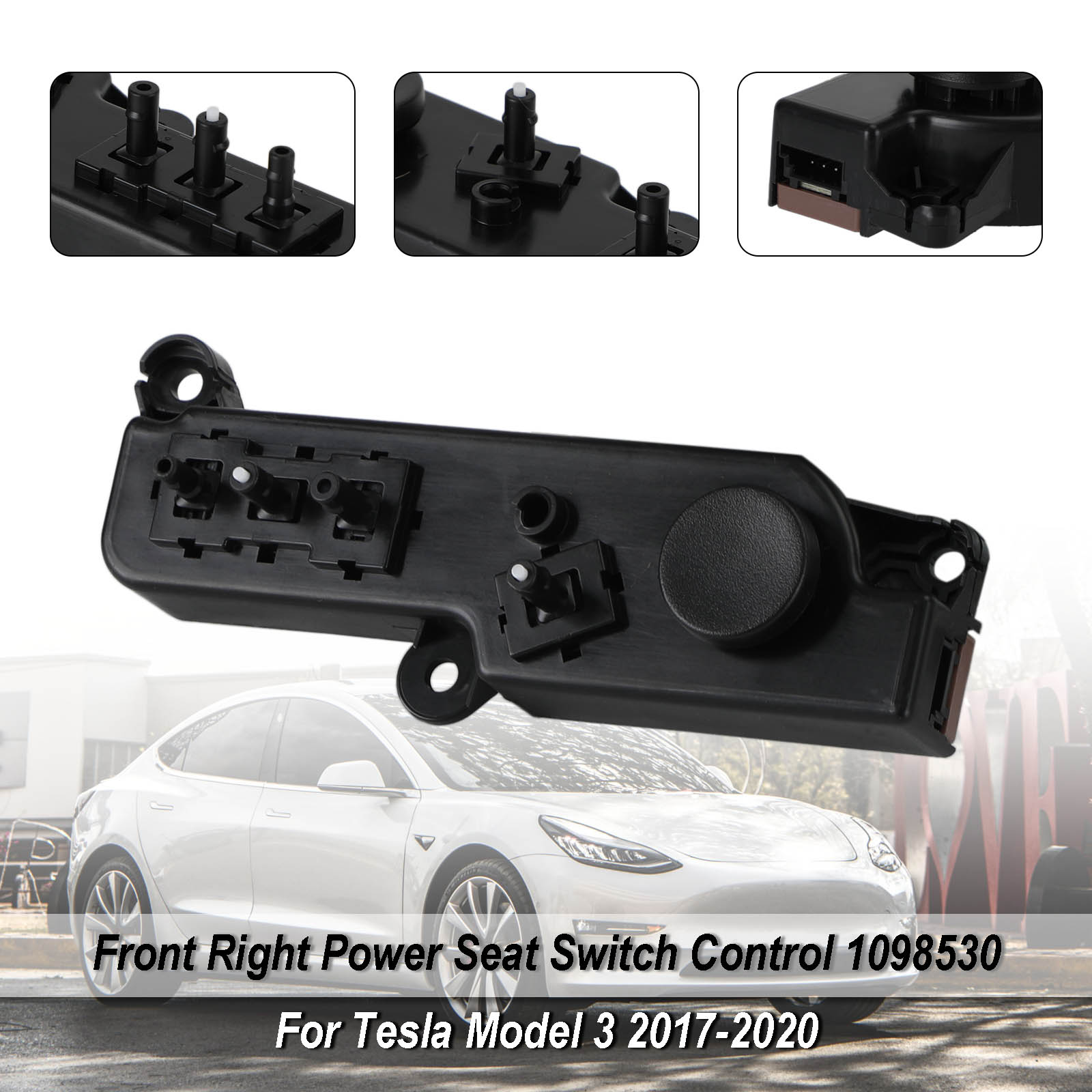 

Front Right Power Seat Switch Control 1098530 for Tesla Model 3 2017-2020