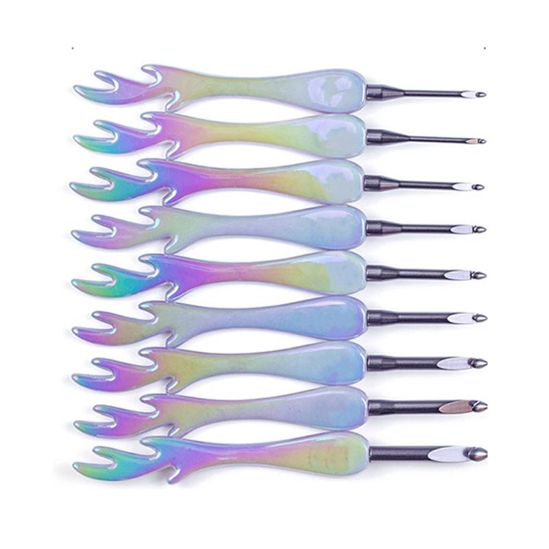 

Acrylic Crochet Hook Set Ergonomic Designs Comfortable Grip Ideal For Handmade Enthusiasts And Projects 1