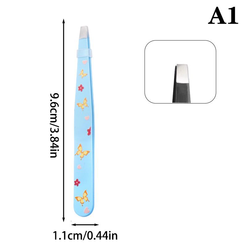 

Пинцет для бровей, красочные волосы, красота, съемник тонких волос, наклонные зажимы для бровей из нержавеющей стали, инструменты для удаления макияжа as the picture