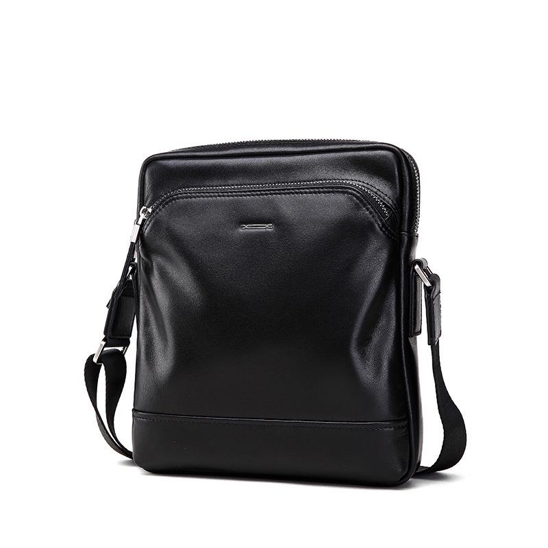 

Мужская сумка кроссбоди через плечо из натуральной кожи - Мягкая коровья кожа для бизнеса