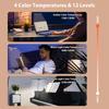 Notenpultleuchte mit Klemme T-Form Faltbare Lampe 51 LED-Perlen 4 Farbtemperaturen 12 Helligkeiten
