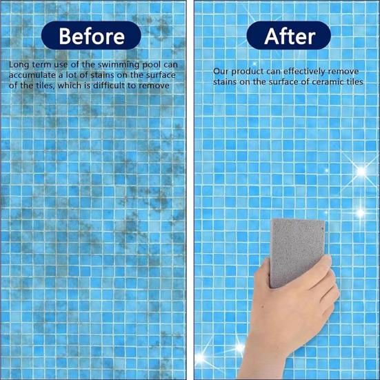 Yousheng 8 Pcs Pool Pumice Stone Swimming Pool Tile Cleaner Pool Cleaning Pumice Block for Pools Kitchens Grills Toilets