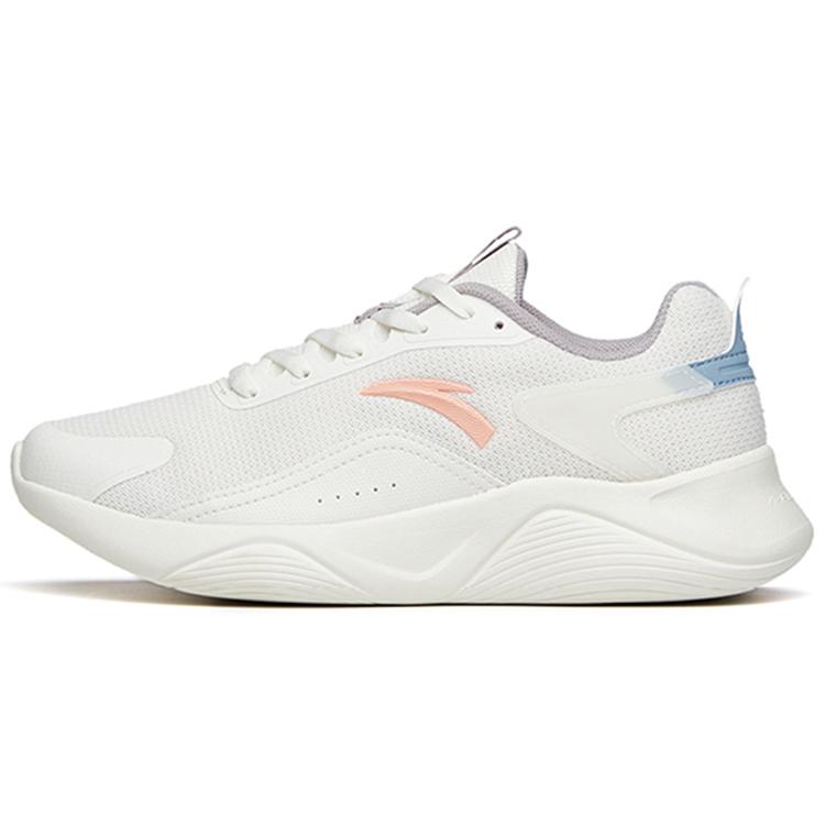 

New Anta Cushioning Breathable Lightweight Wear Resistant Slip Resistant Low Top Running Shoes Women s Ivory White 122215571-2 36
