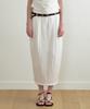 Make A Toast Pintuck Volume Belt Skirt Ivory Mbfssk001Iv