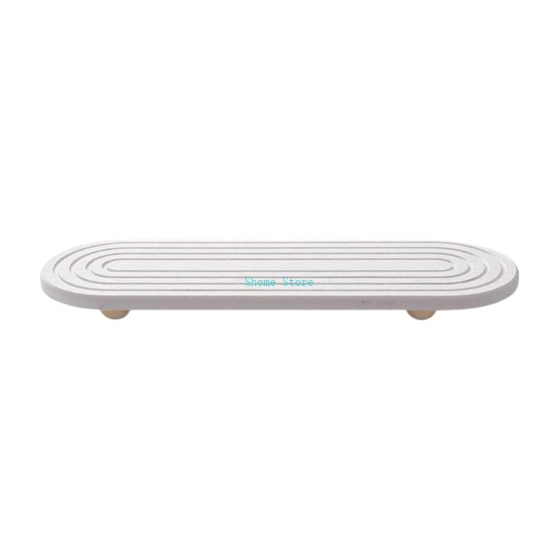 

Stylish Diatomite Bathroom Organizers With Nonslip Base For Secure Placement M68E белый
